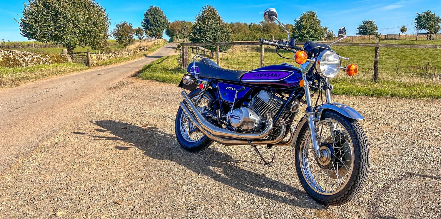 WIN THIS 1975 Kawasaki H2 750cc + £500 In Cash!