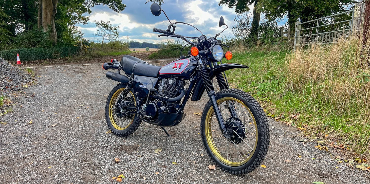 WIN THIS 1977 Yamaha XT500 Scrambler + £500 In Cash!