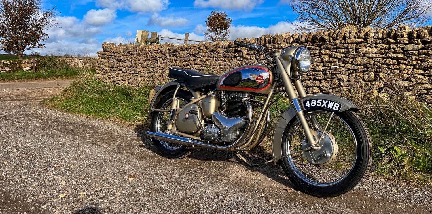 WIN THIS 1953 BSA A10 Plunger 650cc Golden Flash + £500 In Cash!