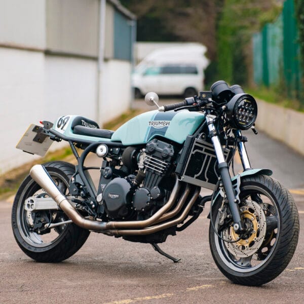 WIN THIS 1997 Custom Triumph 900cc Cafe Racer + £500 In Cash!