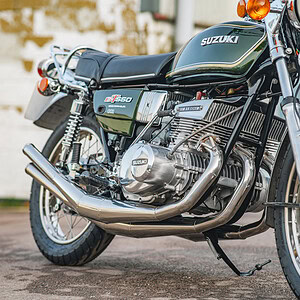 WIN THIS 1975 Suzuki GT550 + £500 In Cash!