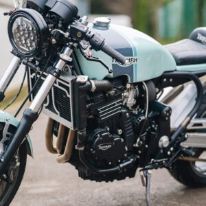 WIN THIS 1997 Custom Triumph 900cc Cafe Racer + £500 In Cash!