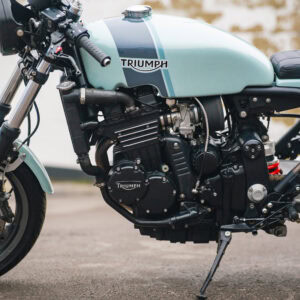 WIN THIS 1997 Custom Triumph 900cc Cafe Racer + £500 In Cash!