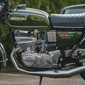 WIN THIS 1975 Suzuki GT550 + £500 In Cash!