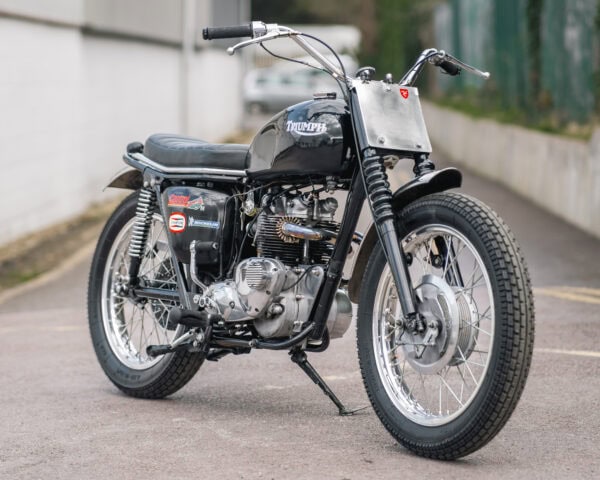 WIN THIS 1959 Triumph T100C 500cc Desert Sled + £500 In Cash!