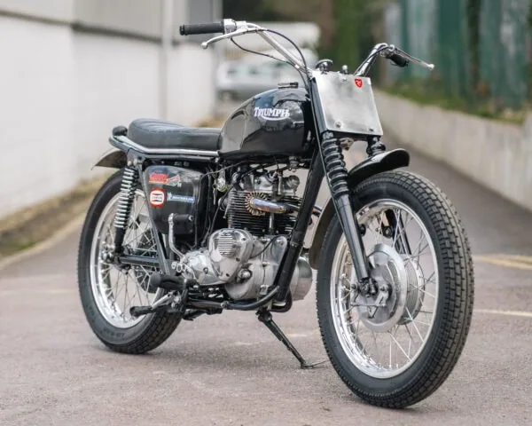 WIN THIS 1959 Triumph T100C 500cc Desert Sled + £500 In Cash!