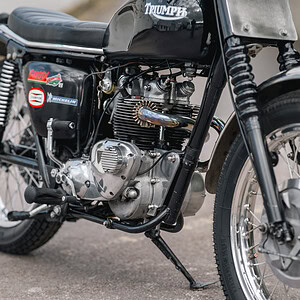 WIN THIS 1959 Triumph T100C 500cc Desert Sled + £500 In Cash!