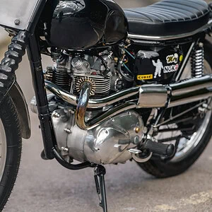 WIN THIS 1959 Triumph T100C 500cc Desert Sled + £500 In Cash!