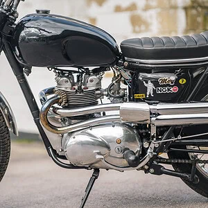 WIN THIS 1959 Triumph T100C 500cc Desert Sled + £500 In Cash!