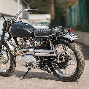 WIN THIS 1959 Triumph T100C 500cc Desert Sled + £500 In Cash!