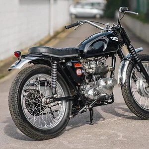 WIN THIS 1959 Triumph T100C 500cc Desert Sled + £500 In Cash!