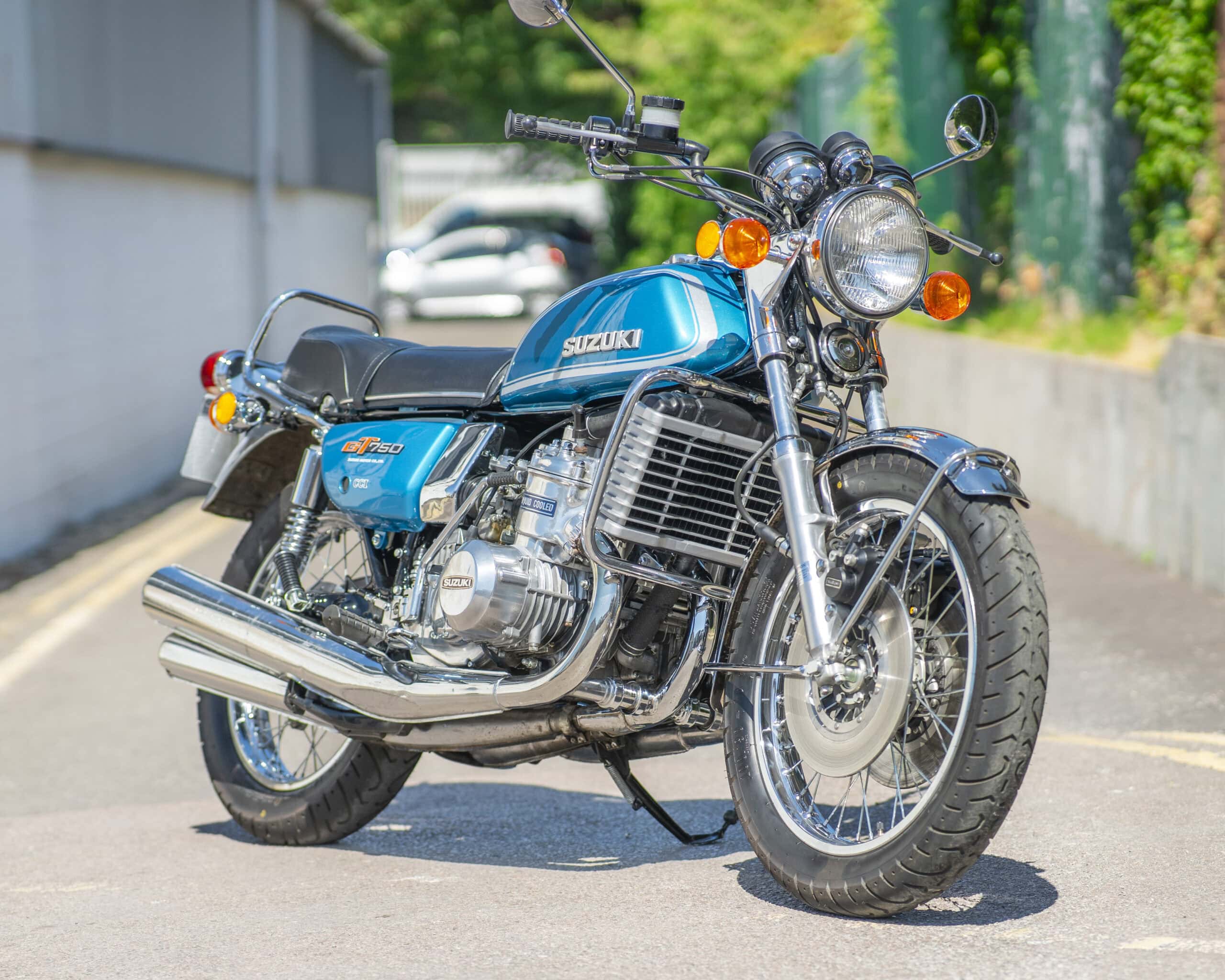 WIN THIS 1974 Suzuki GT750L – In Stunning Metallic Blue £500