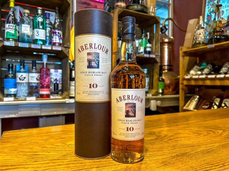 Aberlour 10 Year Old Single Highland Malt Whisky.